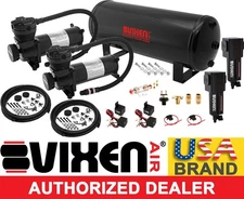 AIR SUSPENSION KIT/SYSTEM FOR TRUCK/CAR BAG/RIDE/LIFT, DUAL COMPRESSOR, 3G TANK