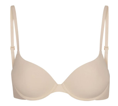 Skims Fits Everybody Push-Up Demi Bra, Sand, 36H