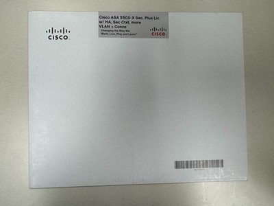 CISCO ASA 5506-X Sec. Plus Lic w/HA, Sec Ctxt, more VLAN + Conns