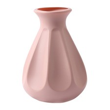 1pc Ceramic Look Plastic Vase Unbreakable Vase for Flowers Home