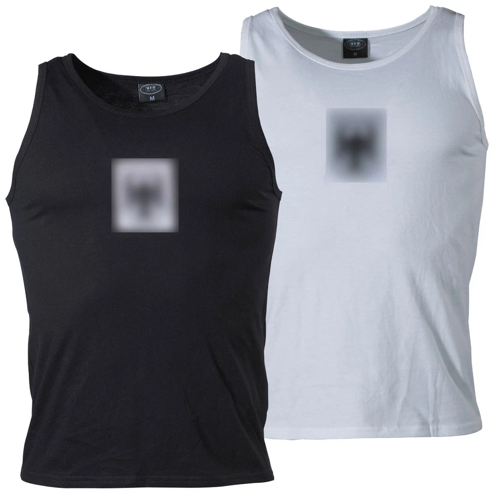 BW Bundeswehr Tank-Top mit Adler S-3XL Sporthemd Muskelshirt Bundesadler NEU - Bild 1 von 1