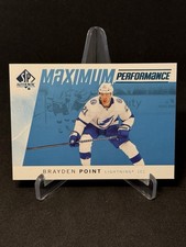 2024-25 SP Authentic Blue Maximum Performance Brayden Point #MP-22