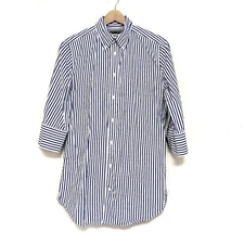 Auth Ralph Lauren - White Navy Women's Blouse