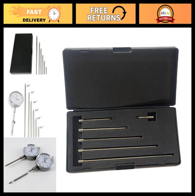 6pcs Dial Indicator Extension Stem Rod Set 1''-6'', Electrical Measurement Tool, 0