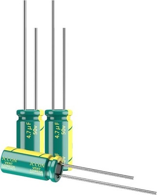 10 Pack 50V 4.7uF Premium Quality Low ESR Electrolytic Capacitors 5x11mm