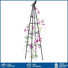 Versatile Adjustable Garden Obelisk Plant Support Trellis Tower 47 Inch 1 Pack
