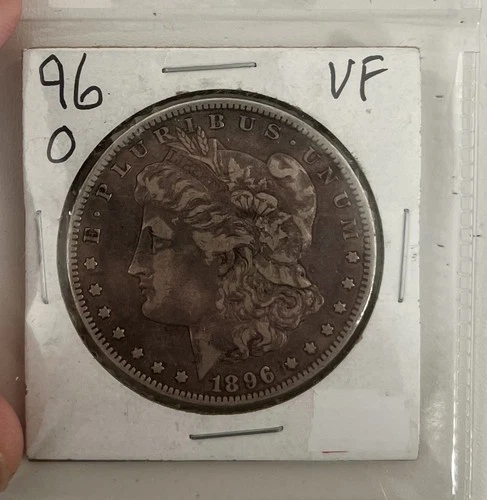 1896-O Morgan Silver Dollar VF [KEY DATE] Circulated $1 New Orleans