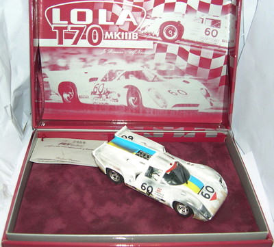 希少品 FLY ローラ LOLA T70 MKIIIB #60 デイトナ69 FLY Z02 LOLA T70 MKIIIB #60 CHEQUERED FLAG DAYTONA'69 BONNIER