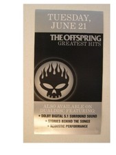 The Offspring Poster Burning Skull Promo