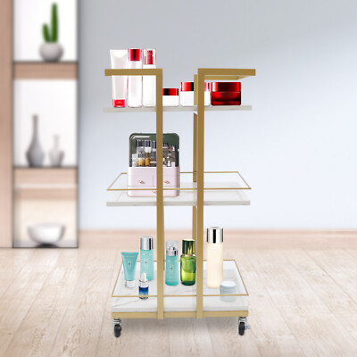 Multi-Purpose Rack Household Movable Snack Storage Manicure Trolley Barber Cart