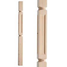 Staircase Newel Post Regency Square Rebated Stair Newel Post 1500mm Pine Oak