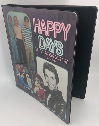 Happy Days TV Fernsehen Sammler Sammelkarten Sammlung 3 Ringe Album Mappe