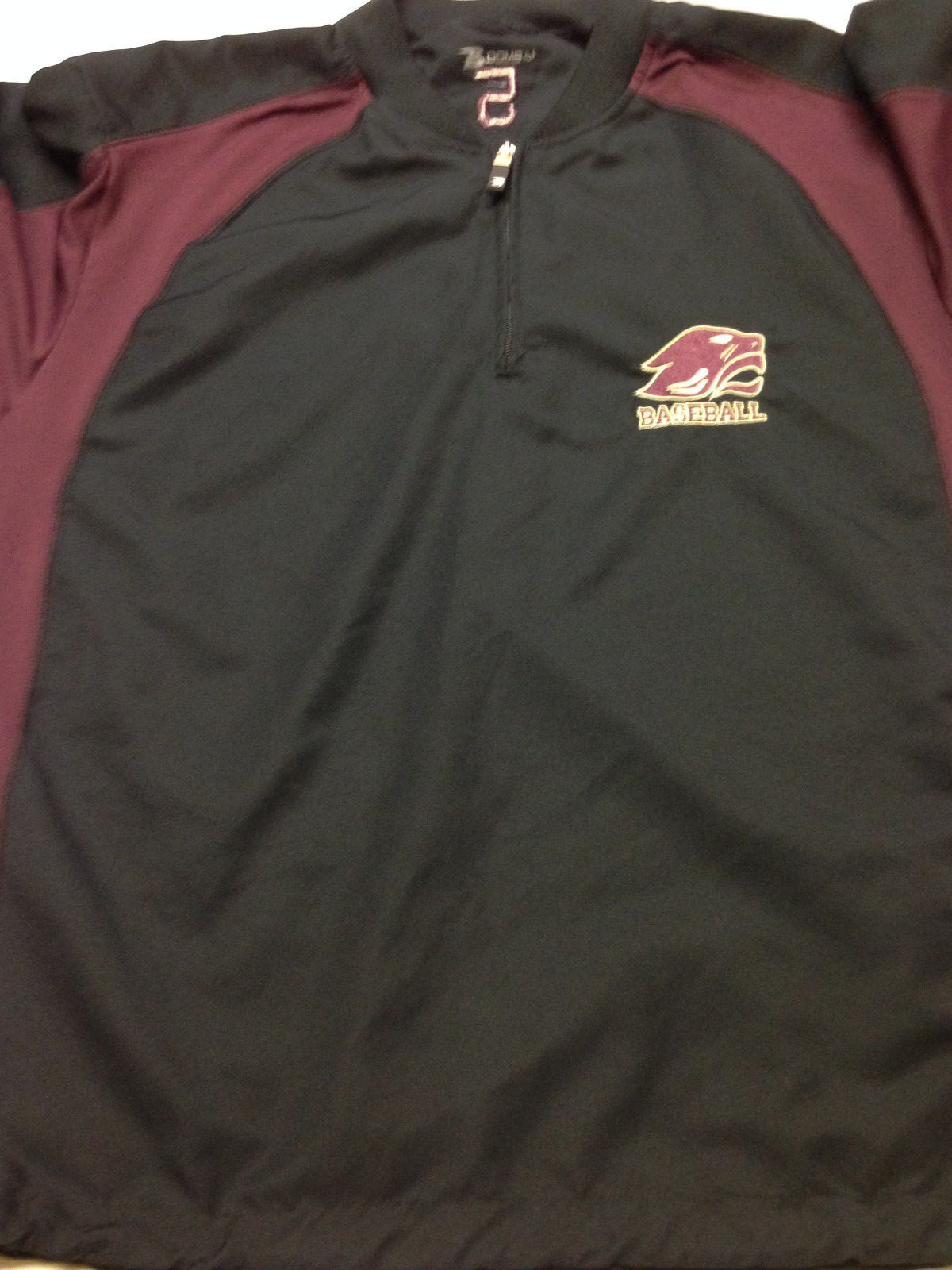 BOOMBAH Explosion Shirt Pullover Jacket 1/4 Zip Baseball 5 Mens Size M