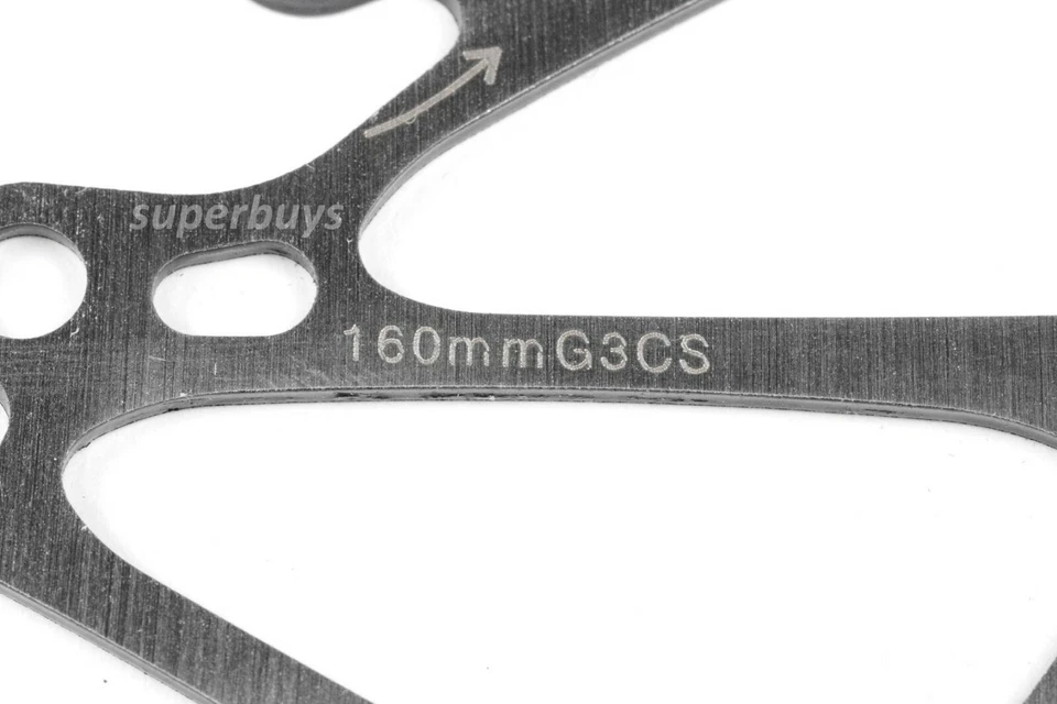 Rotor de freno de disco para bicicleta de 160 mm 6 pernos Avid Cleansweep bicicleta de montaña universal Foto 3 de 4