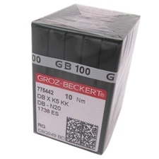 100PCS Groz-Beckert DBXK5 KK Needles FOR Commercial 3D Embroidery & Sequin