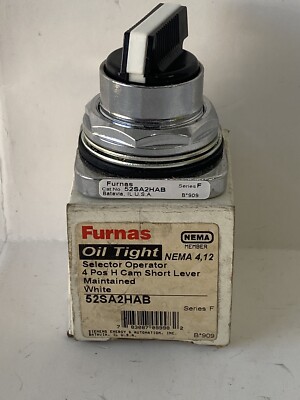 Furnas 52SA2HAB Selector Operator 4 Position H Cam Short Lever