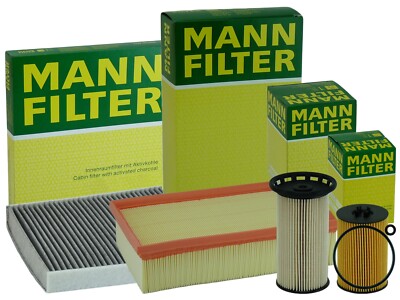 MANN 4er Filterset kit VW GOLF 7 PASSAT TIGUAN TOURAN TROC AUDI Q3 A3 1.6/2.0TDI