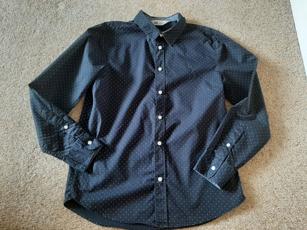 boys polka dot shirt