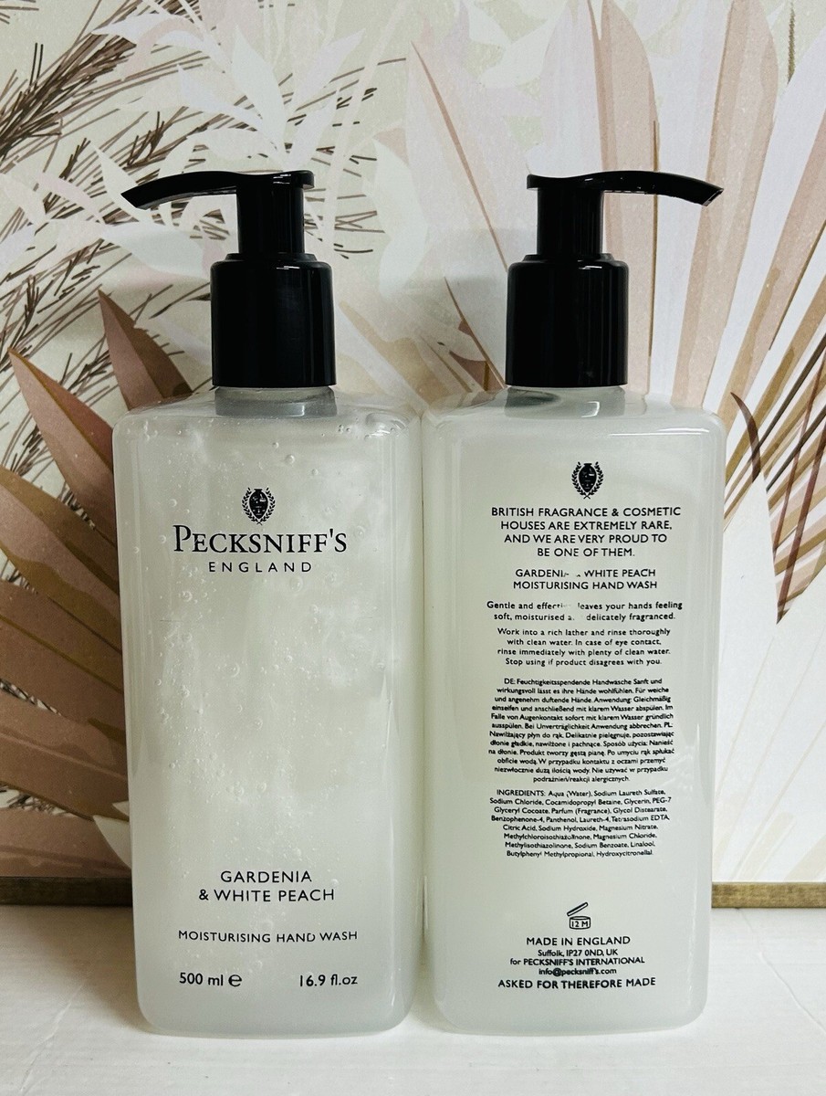 2 Bottles Pecksniff's England ~ Gardenia & White Peach
