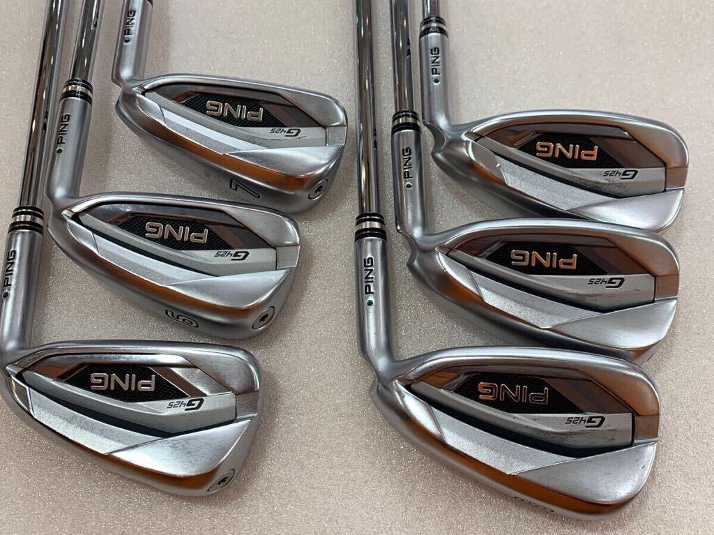 ゴルフクラブ　PING Ｇ425セット Golf Iron set Ping G425 Dot Color Green N.S.Pro 950GH neo (R) 6pcs
