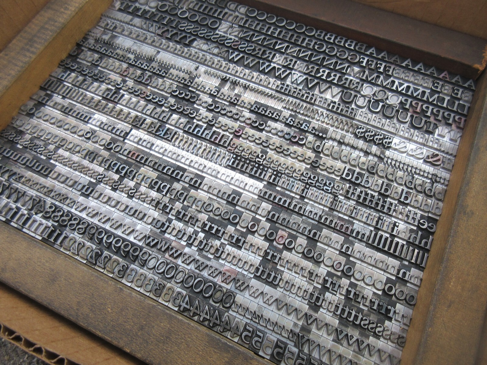 Letterpress Lead Type 24 Pt. Goudy Bold ATF 446 B92 eBay