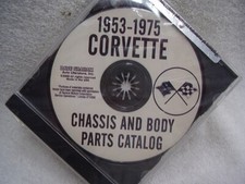 1953 To 1975 Chevrolet Corvette Chassis Body Parts Catalog Licensed Cd 19.95 1953 To 1975 Chevrolet Corvette Chassis Body Parts Catalog Licensed Cd 19.95