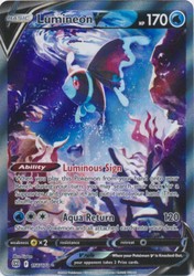 Lumineon V (Alternate Full Art) 156/172 Brilliant Stars