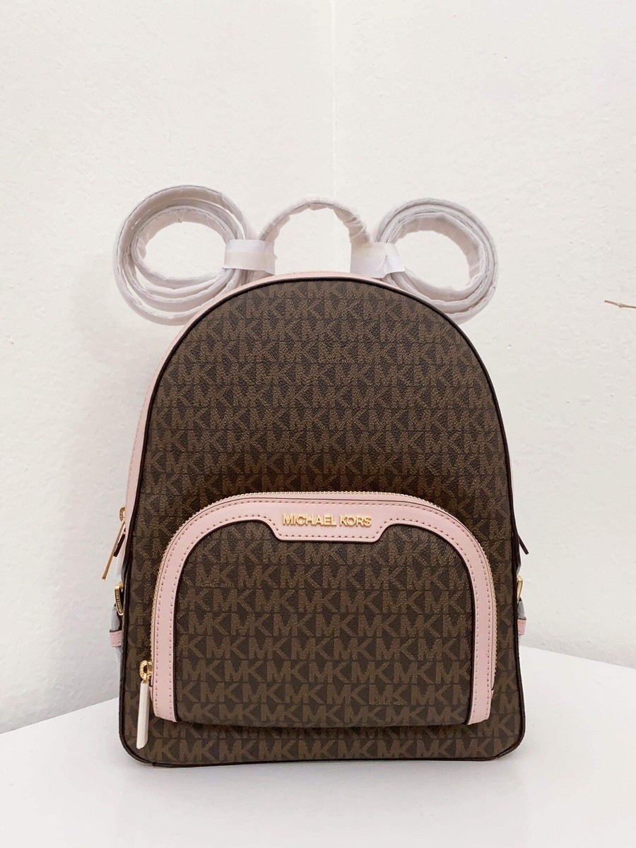MICHAEL KORS Jaycee Medium Logo Backpack, Powder Blush | eBay display picture 2