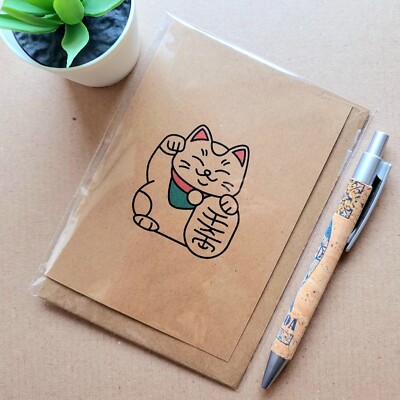 Glückskatze Glückskatze - Japanische Maneki-neko Glückskatze
