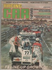 Racing Car News 1978 Aug Torana A9X Triumph TR7 Burmah French Swedish GP Patios 