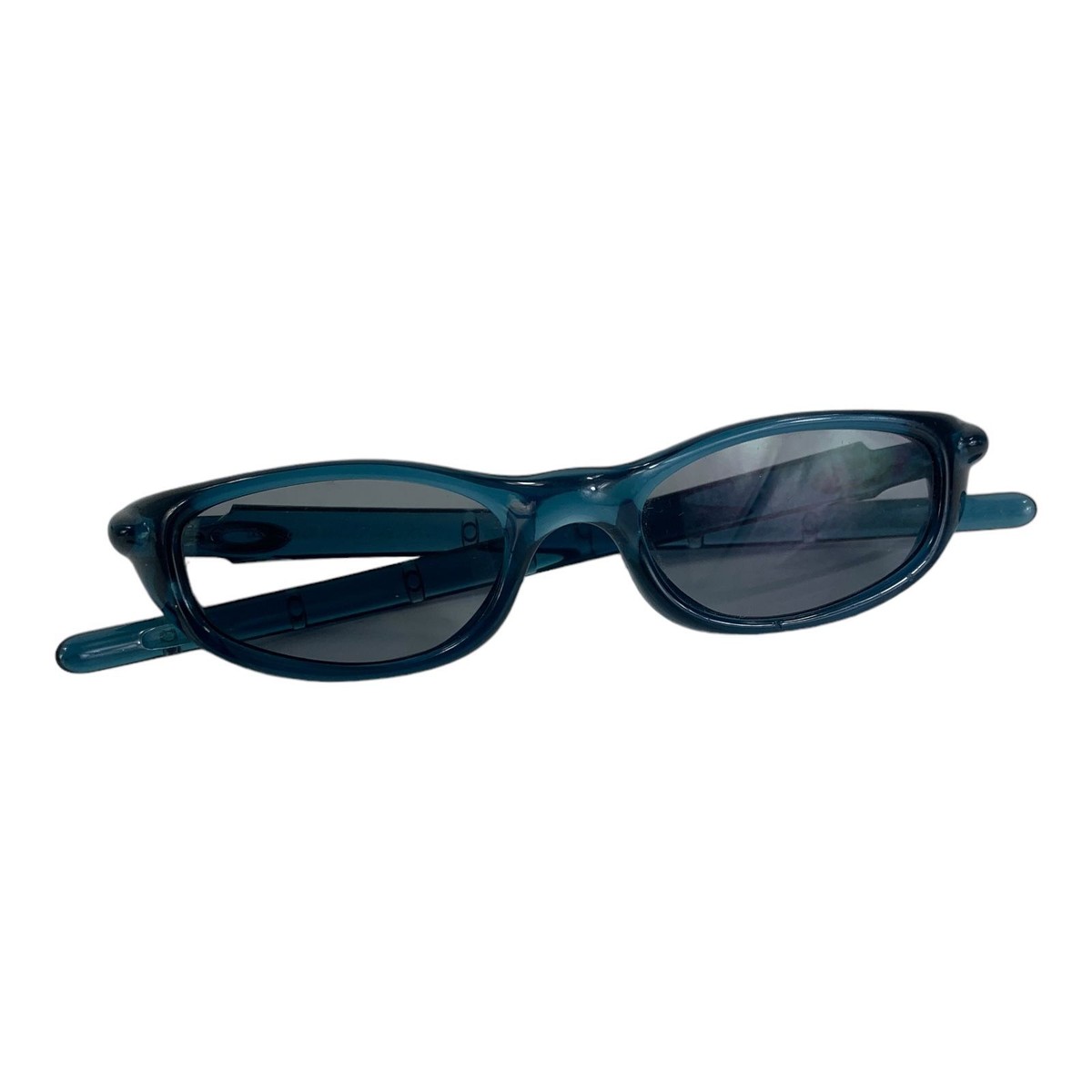 Vintage Oakley Four S Blue Plastic 2000's Unisex Made In USA