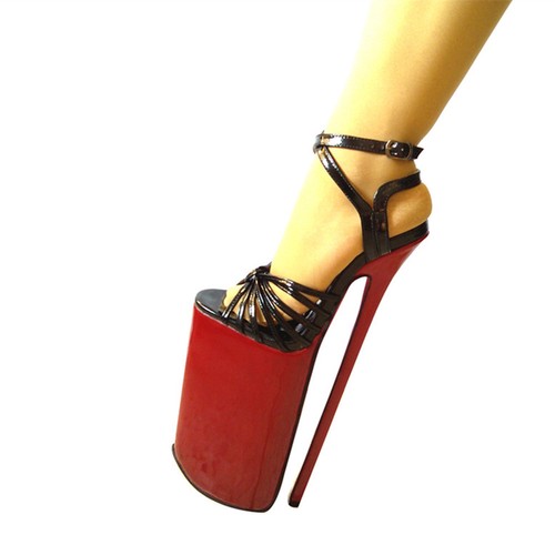 PU Stiletto Heel Platform Sandals 