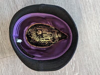Goorin Bros. Fedora Royal Hat Size Small Black Purple Lined  display picture 1