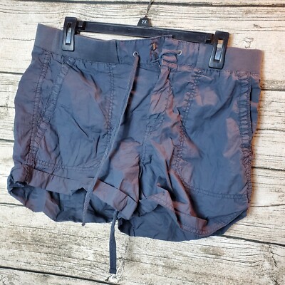 Lou Grey Bermuda Chino Shorts Size Medium Gray Drawstring