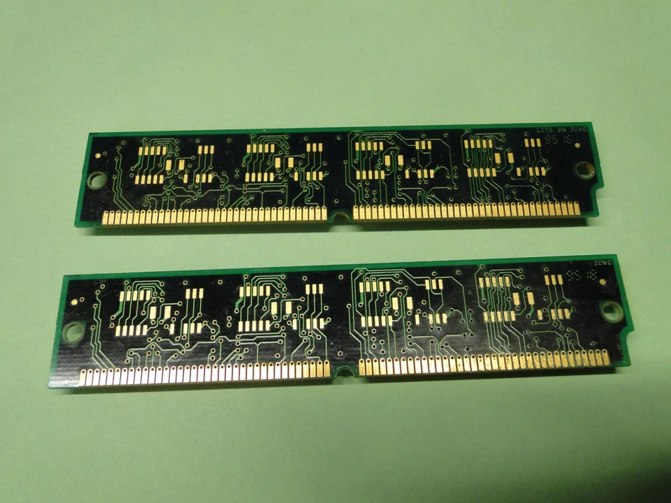 Liteon 20V0 8 MB (2x 4 MB) 72 pines EDO sin paridad SIMM TI -70 TMS44400DJ TC0 4404V2 Foto 2 de 4