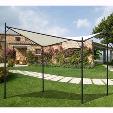 Gazebo Giardino Terrazzo Metallo mod. Ovarj Papillon 3x3x2,75/2,25H mt