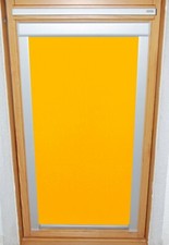 SKgelb Verdunkelunsrollo kompatibel mit Velux GGL GGU GPL GPU Seitenschienen