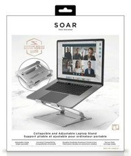 SOAR Aluminum Laptop Stand. Elevate your space and eliminate strain.