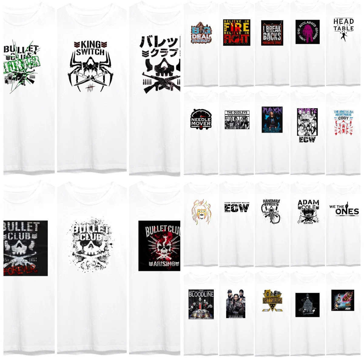 cm punk bullet club shirt