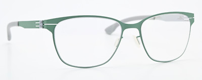 IC! BERLIN Brille Mila Z. Silver Morning Dew Grün Matt Viereck Leicht Flexibel M