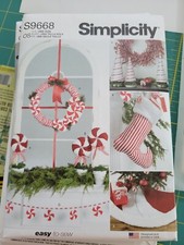 Simplicity 9668 Christmas Decor Patterns