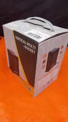 VERTICAL MULTI SOCKET extension Tower plug with 8 Way Outlets 4 USB Port Surge Protecto plug