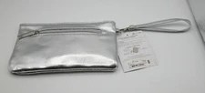 LIZ Claiborne Phone Charging Wallet W/ RFID Protection, Silver