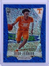 2021-22 Panini Prizm Draft KEON JOHNSON Blue Shimmer FOTL RC Flashback 11/13