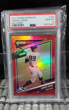 2021 Panini Donruss Aaron Judge Holo Red NYY #182 PSA 10