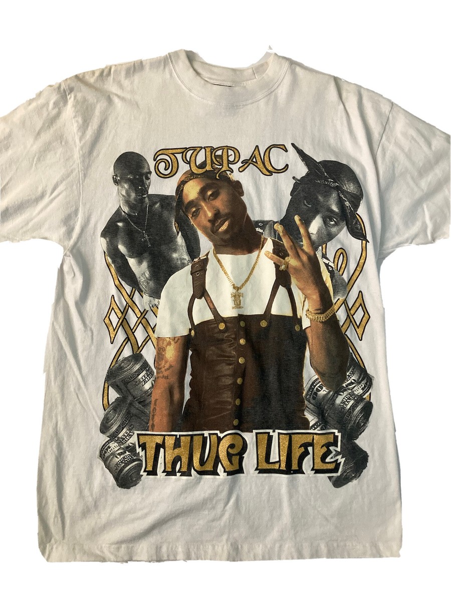 2Pac Tupac Shakur Thug Life West Side Graphic T Shirt men's XL