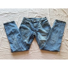 Levis 502 Taper Fit Mens Jeans 30x32 Medium Wash Blue Denim Pants
