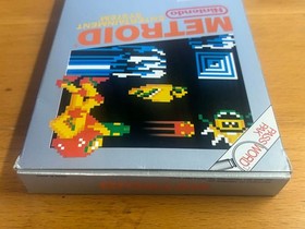 Metroid (Nintendo NES) (SILVER BOX) With Box and Manuals