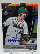 2020 Panini Prizm Draft Picks - Hudson Haskin #PDP39 Silver Prizm (RC) SIGNED
