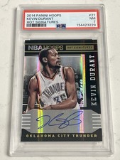 2014 Hoops Kevin Durant Autograph - Hot Signatures - PSA 7 NM POP 1  None Higher